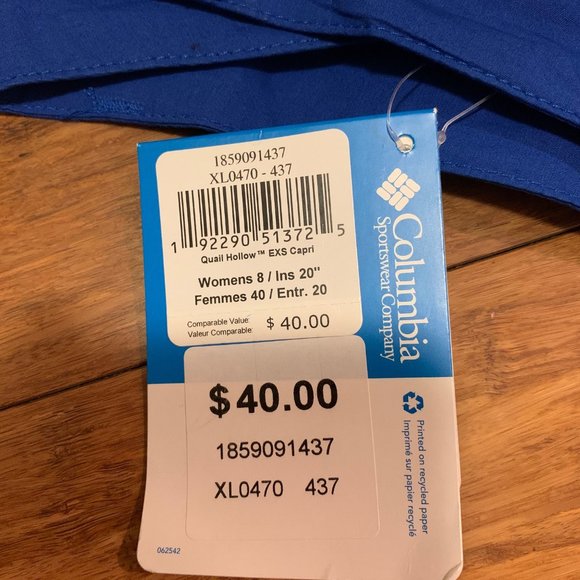 Columbia Women’s Quail Hollow™ EXS Blue Capri Pant - Picture 8 of 13